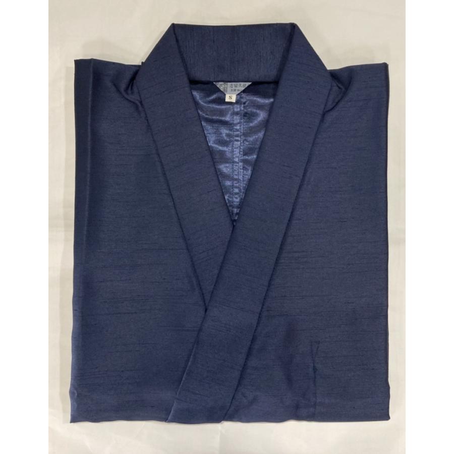 合用 ポリエステル紬 作務着　紺・黒・銀鼠 |  | 01