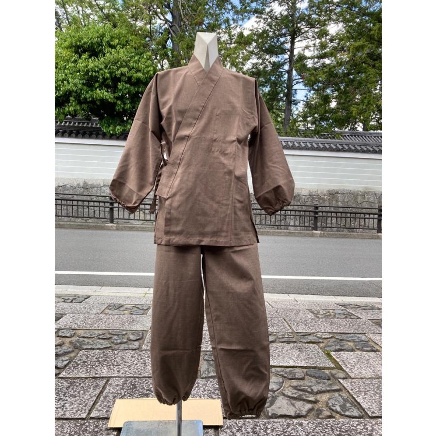 P-606-3　ポリエステルシャンブレー　薄茶色　　　合夏用 | 
