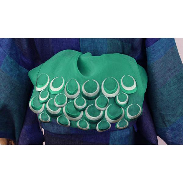 半幅帯 兵児帯 着物 浴衣 日本製 オーガンジー 刺繍 obisiffon 3本 セット 好きな色 組み合わせ 自由 |  | 02