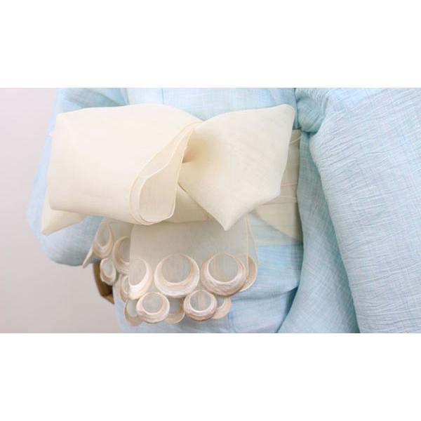 半幅帯 兵児帯 着物 浴衣 日本製 オーガンジー 刺繍 obisiffon 3本 セット 好きな色 組み合わせ 自由 |  | 06