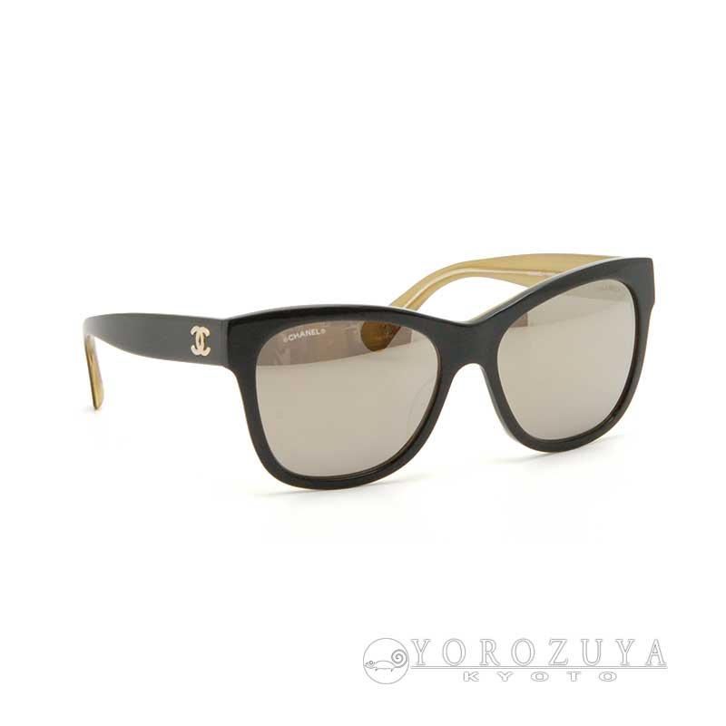 Chanel シャネル サングラス 5380a a ブラック ライトゴールド ミラーレンズ Ccマーク ウェリントン アイウェア 新品 5007 京都よろず屋 Yahoo 店 通販 Yahoo ショッピング
