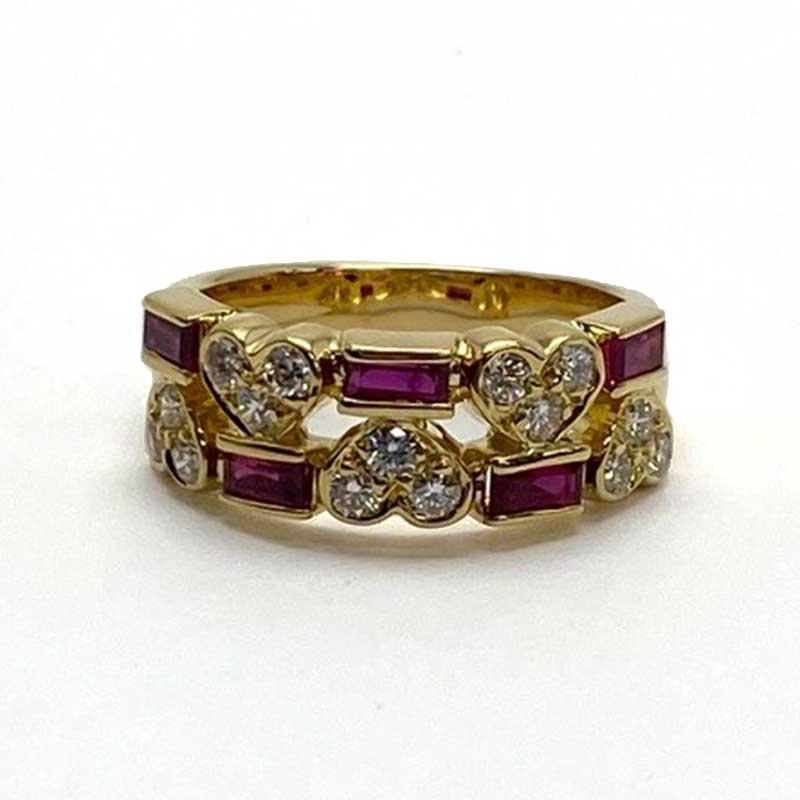 【メーカー公式ショップ】 pink #10 極美ルビーring gold - リング