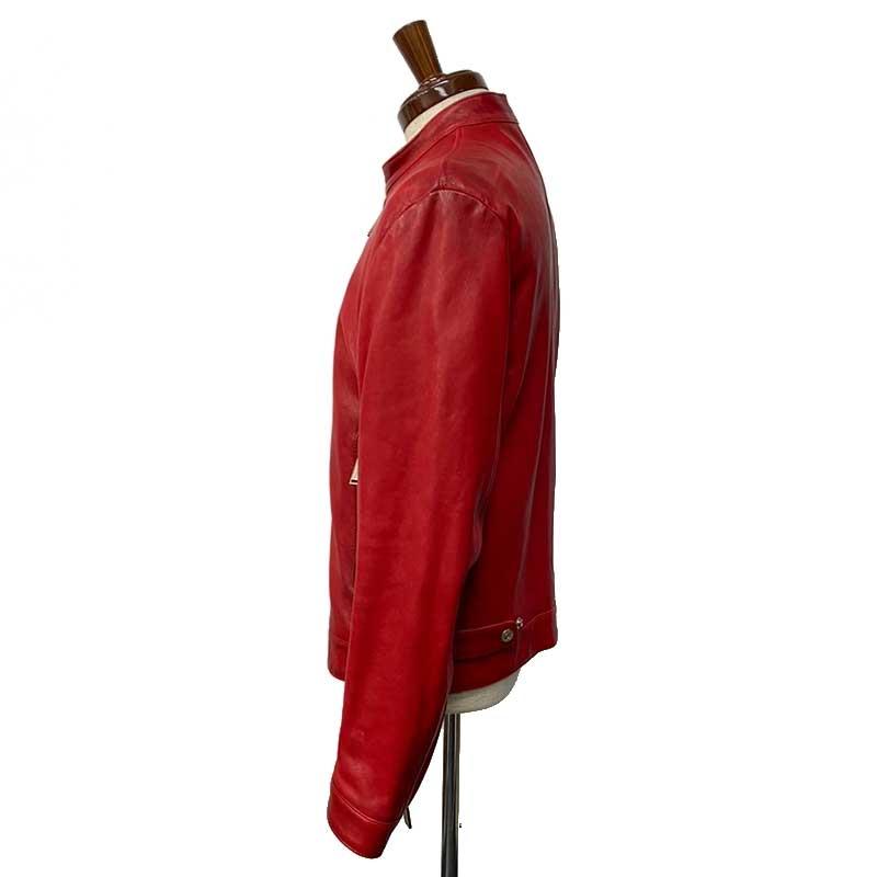 dsquared2 ライダース　レザー　ダウン　48 dsquared2 ライダースレザーダウン48