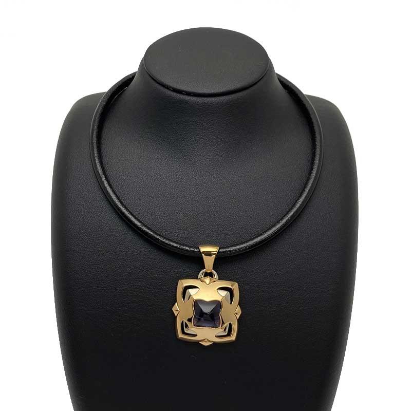 BVLGARI ブルガリ ピラミデ ペンダント トップ チョーカー付き 