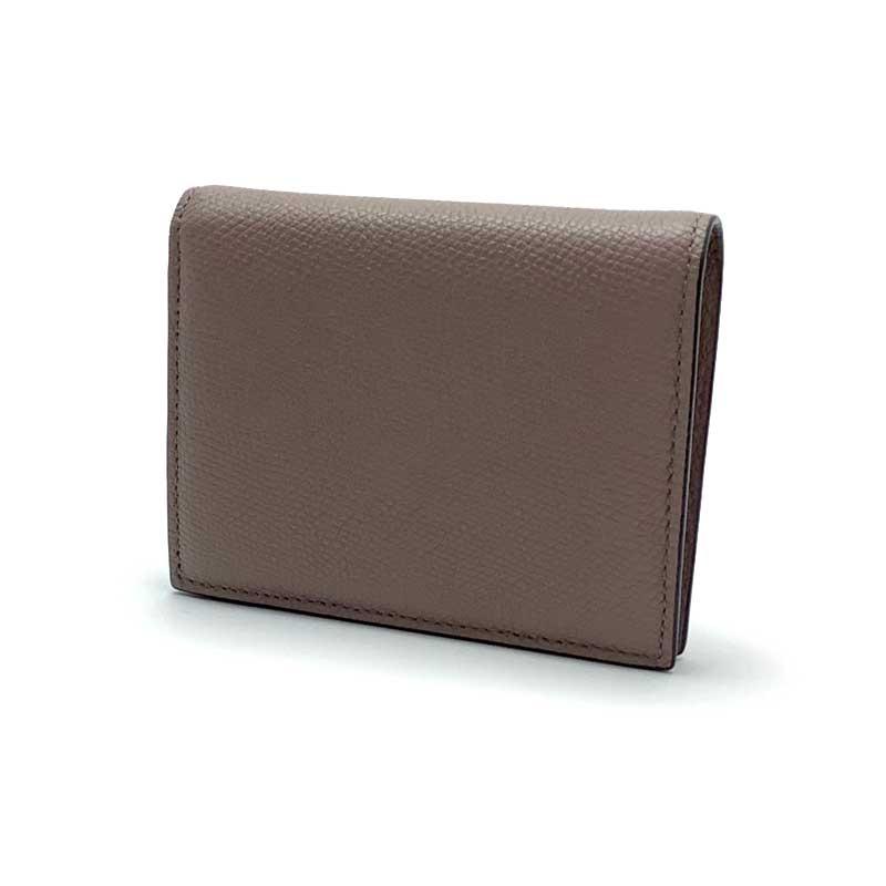 VALENTINO ヴォレンティノ 2つ折り財布 ライトグレー 【鑑定済】箱付き VALENTINO Vロゴ 二つ折り/カード/コイン/ミニマル/薄い 財布