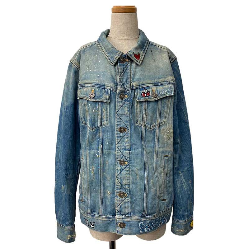 G-Star RAW ジースターロウ デニムジャケット コットン ブルー G-Star RAW ジースターロウ デニムジャケット コットン ブルー