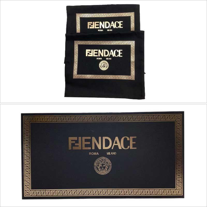 FENDACE フェンダーチェ FFジャガード ロングブーツ FENDACE フェンダーチェ FFジャガード ロングブーツ