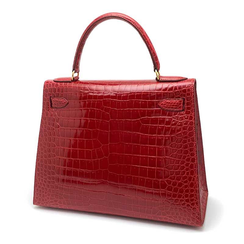 HERMES エルメス ケリー 28cm 外縫い レッド ポロサス ゴールド HERMES エルメス ケリー 28cm 外縫い レッド ポロサス ゴールド