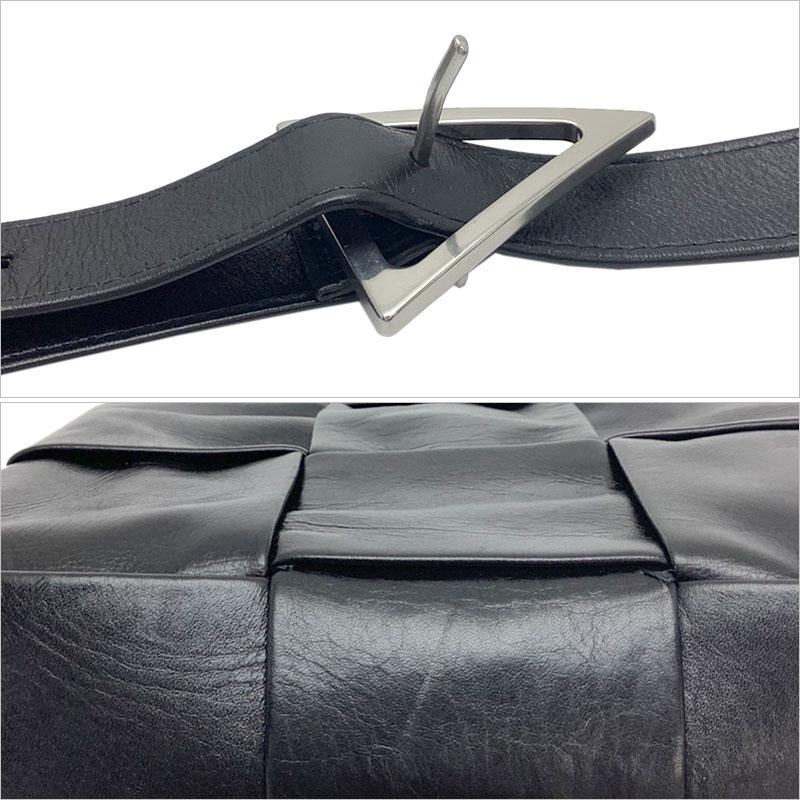 BOTTEGA VENETA ボッテガ・ヴェネタ カセット カーフ ブラック BOTTEGA VENETA ボッテガ・ヴェネタ カセット カーフ ブラック