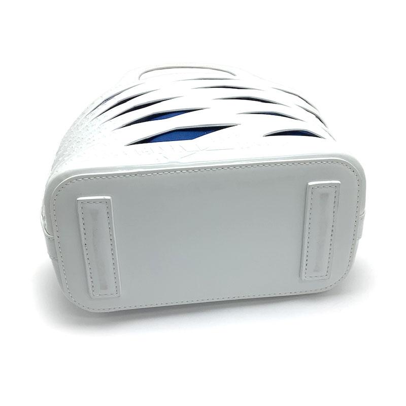 バレンシアガ　ネオバスケット　ショルダー　2way　パテントレザー　ホワイト バレンシアガ(BALENCIAGA)バレンシアガ ネオ カゴール XS 2way