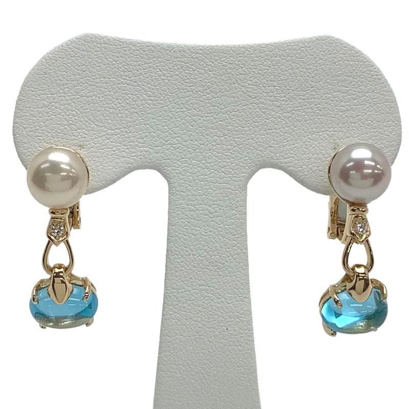 ブルガリ はてな 750YG/ST イヤリング 