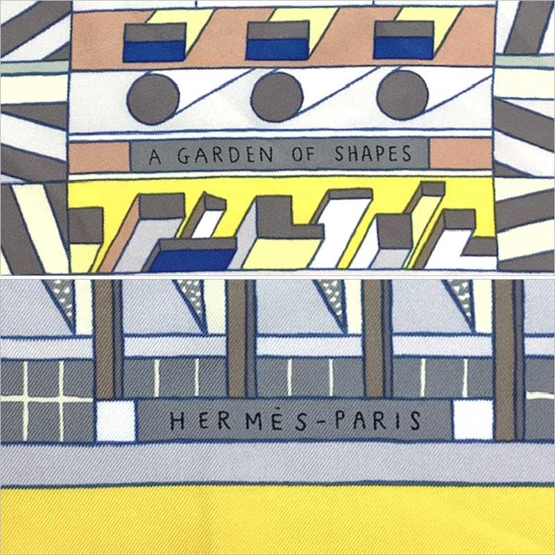HERMES エルメス カレ90 スカーフ “ガーデンオブシェイプ HERMES エルメス カレ90 スカーフ “ガーデンオブシェイプ