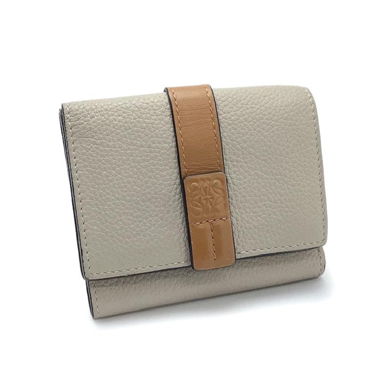 LOEWE ロエベ トライフォールド ウォレット ソフトグレインカーフ 