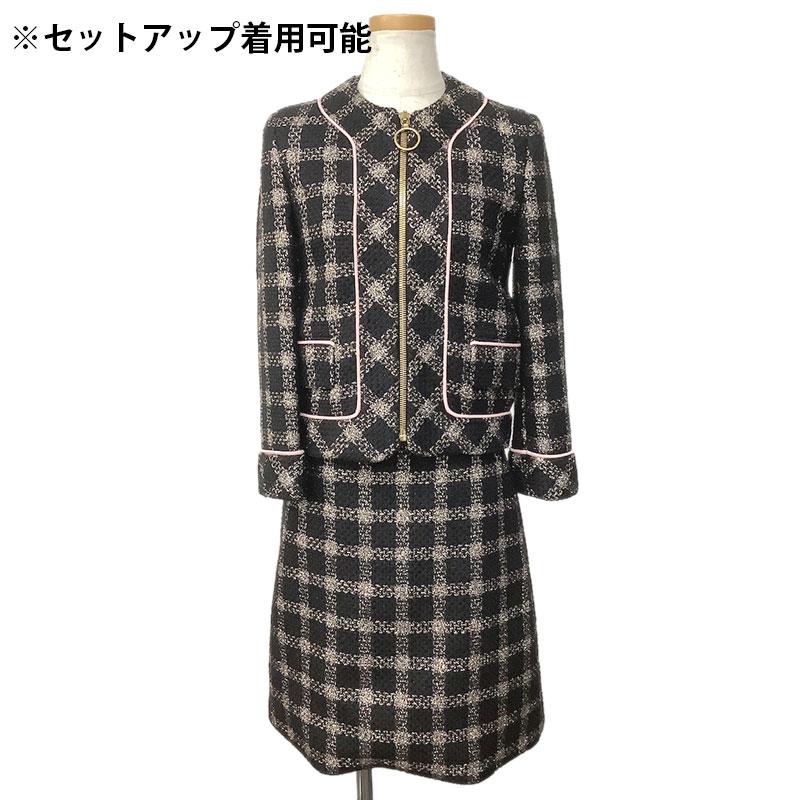 最終価格【GUCCI】ツイードジャケット/美品 GUCCI グッチ ノーカラー ジップ ジャケット レーヨン ナイロン