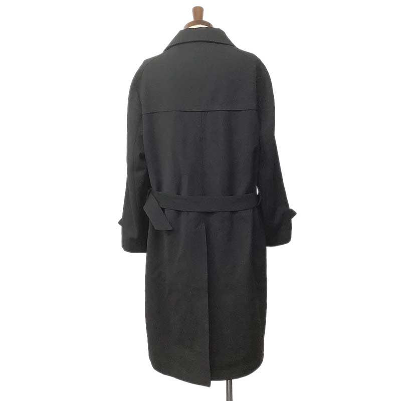 CELINE セリーヌ トレンチコート ウール ポリエステル ブラック CELINE セリーヌ トレンチコート ウール ポリエステル ブラック