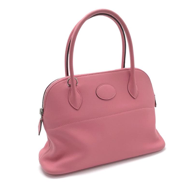 HERMES エルメス ボリード 27cm ヴォースイフト ピンク パラジウム金具 