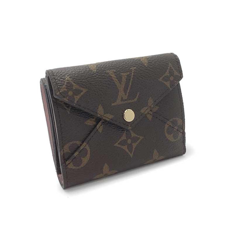 ルイヴィトン ポルトフォイユ アリアンヌ モノグラム ローズバレリーヌ 三つ折り ルイヴィトンポルトフォイユ チェリーウッド コンパクト