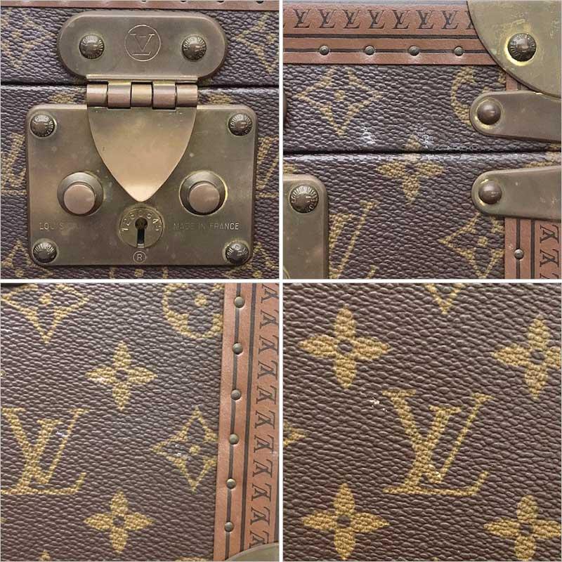 LOUIS VUITTON ルイ・ヴィトン ボワット・フラコン モノグラム M21828 化粧ケース バニティボックス トランク 廃番 イニシャル入り 【中古】｜kyoto-yorozuya｜06