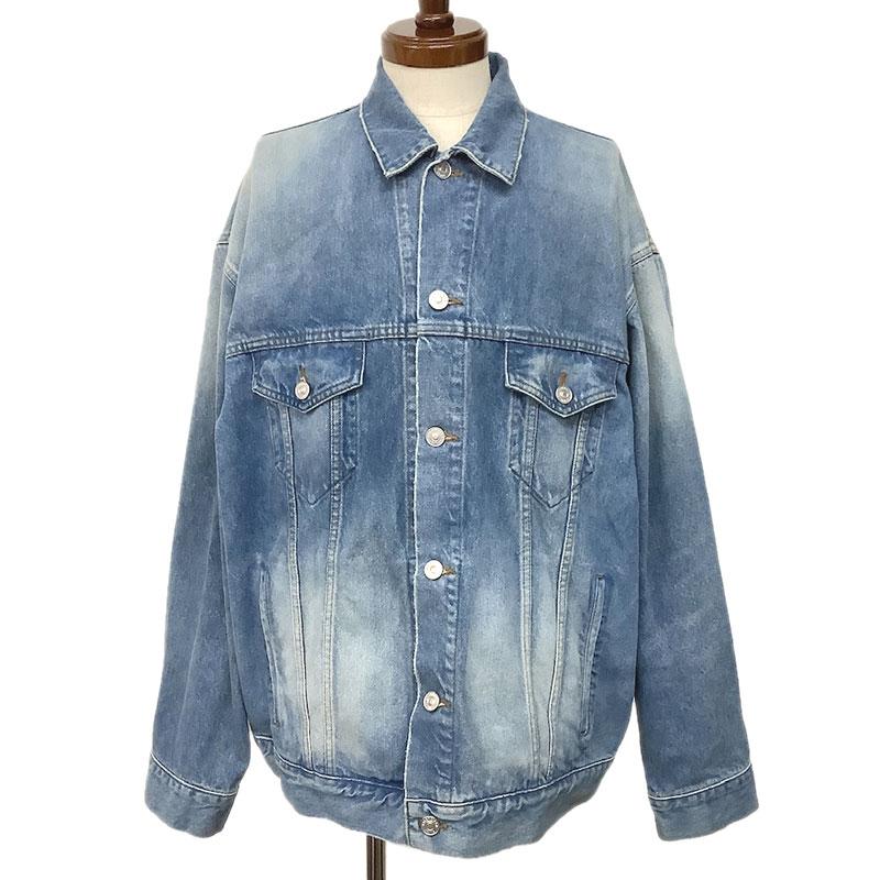 BALENCIAGA バレンシアガ デニムジャケット コットン ブルー BALENCIAGA バレンシアガ デニムジャケット コットン ブルー