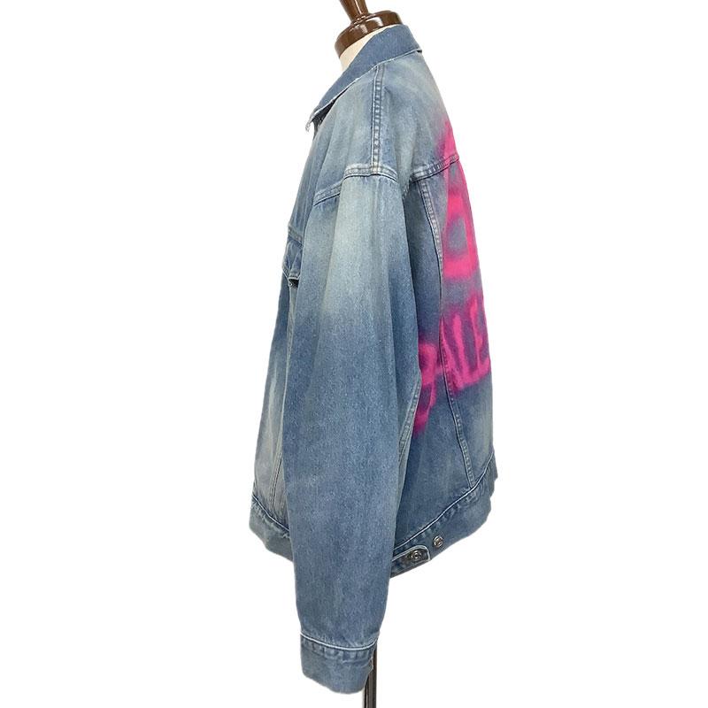 BALENCIAGA バレンシアガ デニムジャケット コットン ブルー BALENCIAGA バレンシアガ デニムジャケット コットン ブルー