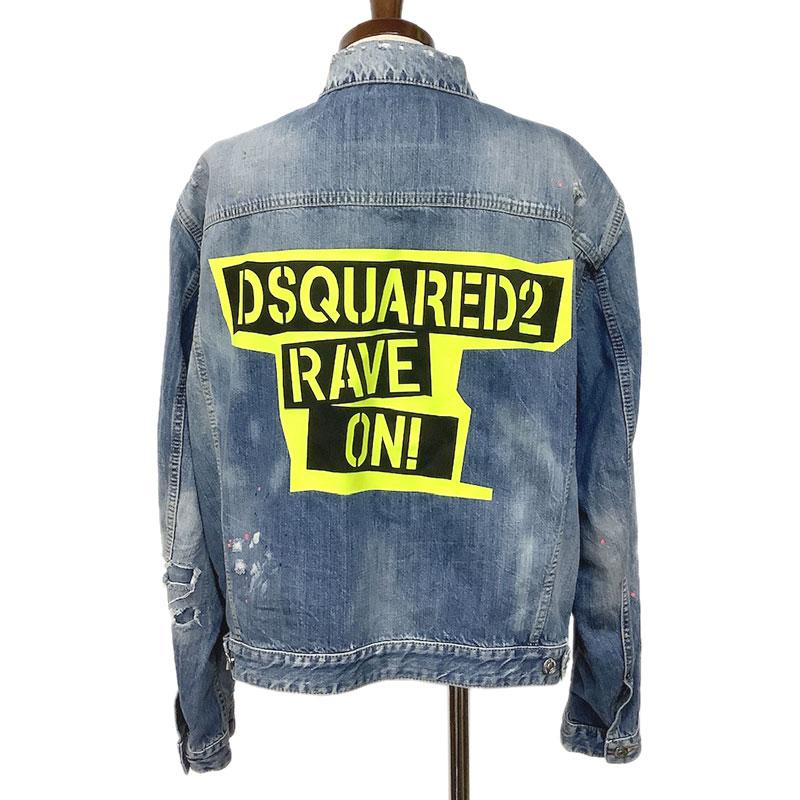 Dsquared2 ディースクエアード デニムジャケット コットン Dsquared2 ディースクエアード デニムジャケット コットン