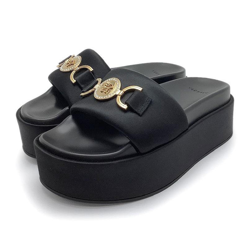 VERSACE ヴェルサーチ メドゥーサ ビギー プラットフォーム サンダル  