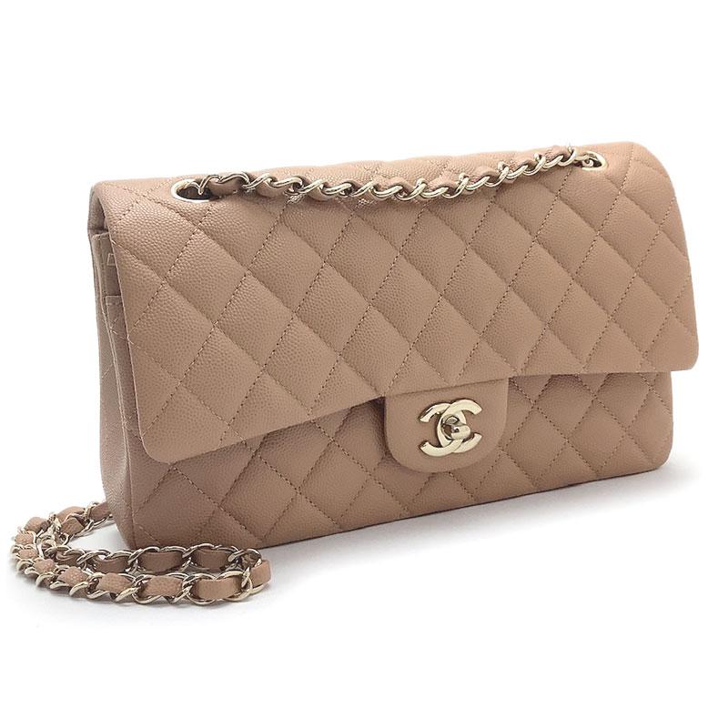 CHANEL シャネル マトラッセ Wフラップ チェーンショルダーバッグ グレ  