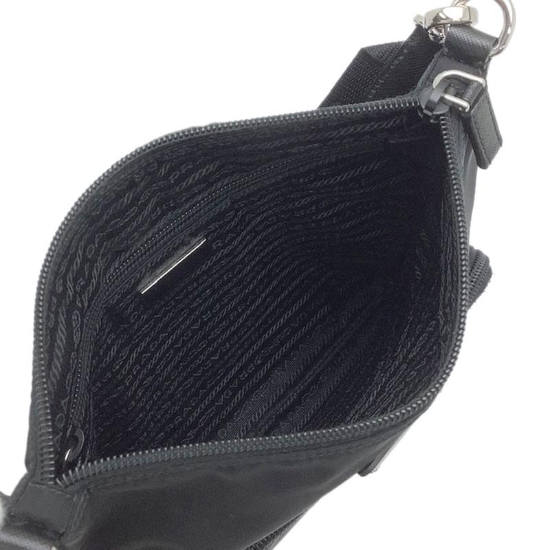 PRADA プラダ ショルダーバッグ ナイロン ブラック 1BH716 PRADA プラダ ショルダーバッグ ナイロン ブラック 1BH716