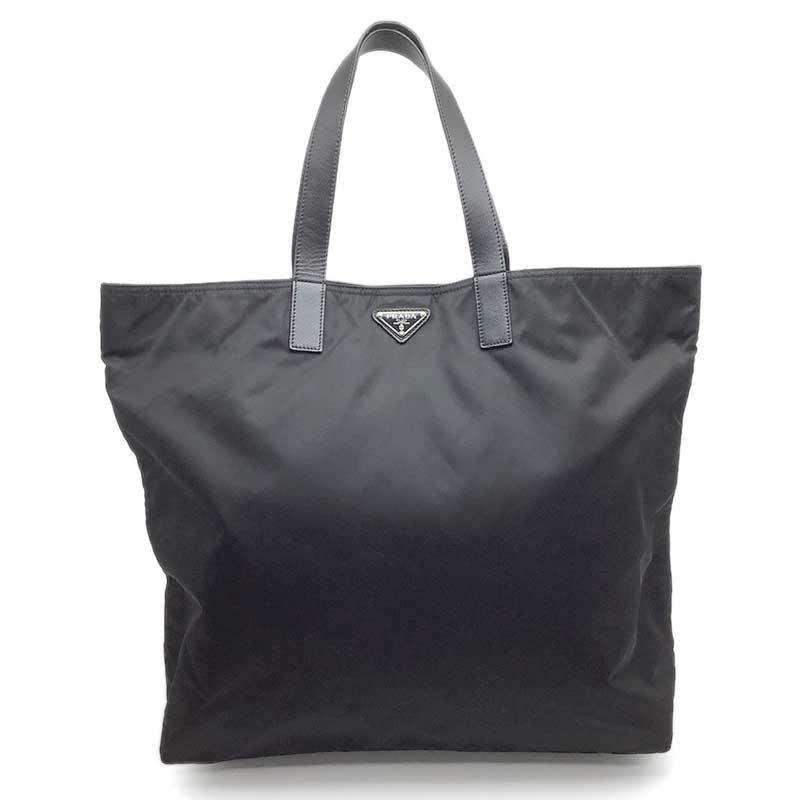 PRADA プラダ トートバッグ ナイロン レザー ブラック VA0831 PRADA プラダ トートバッグ ナイロン レザー ブラック VA0831