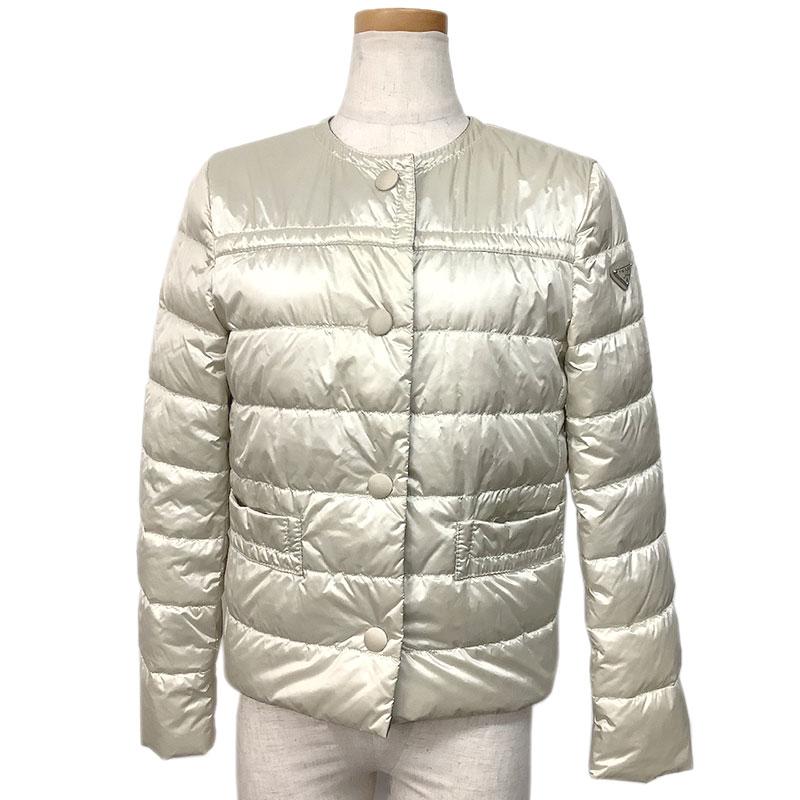 PRADA プラダ ダウンジャケット ポリアミド ホワイト #38 29B831 R152