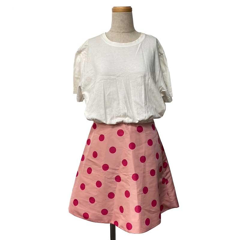 RED VALENTINO レッドヴァレンティノ 半袖ワンピース コットン 