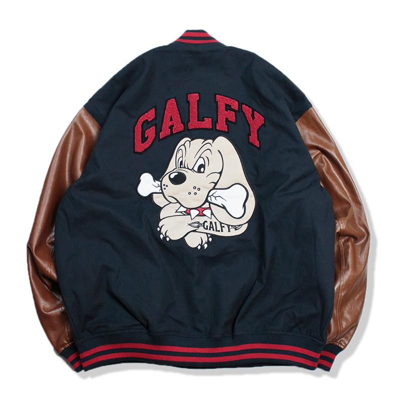 Sale 72 Off Galfy ガルフィー わんわん大学 Jkt 改 ストリート B系 Bボーイ 不良 ヤンキー 系 犬 ロゴ スタジャン ブラック ネイビー グリーン 3色展開 送料無料 Gestoci Ci