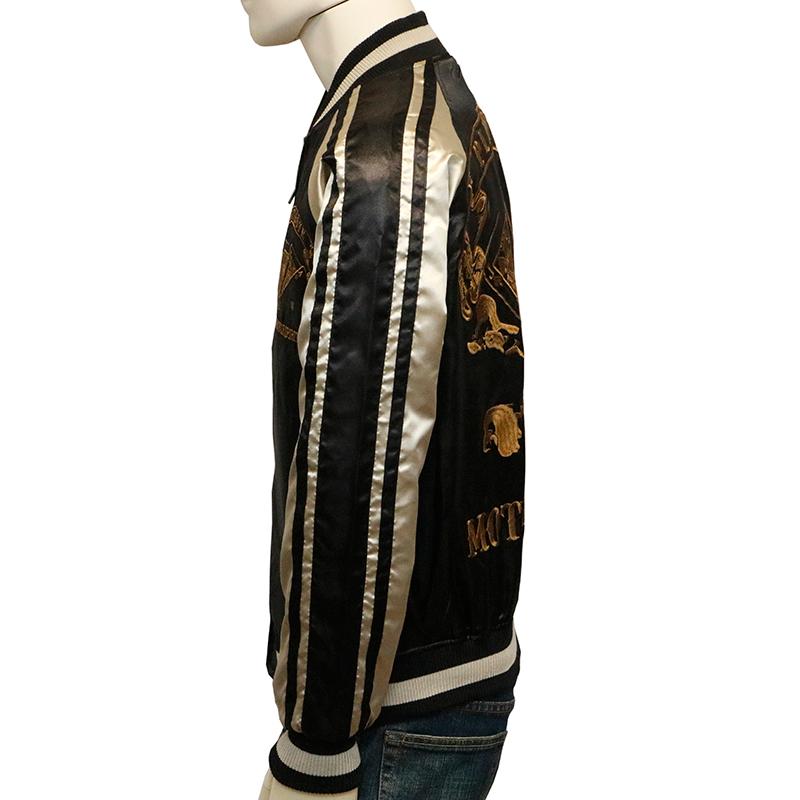 スナップオンスカジャンCIZ640J HOT RODスカルモチーフの豪華総刺繍！ スナップオンスカジャンCIZ640J HOT RODスカルモチーフの豪華総