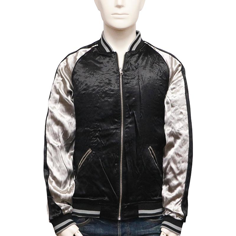 【新品未使用】絡繰魂 粋 スカジャン リバーシブル 荒波 ザトウクジラ 鯨 XL 粋 古のザトウクジラリバーシブルスカジャン 絡繰魂 241024 和柄