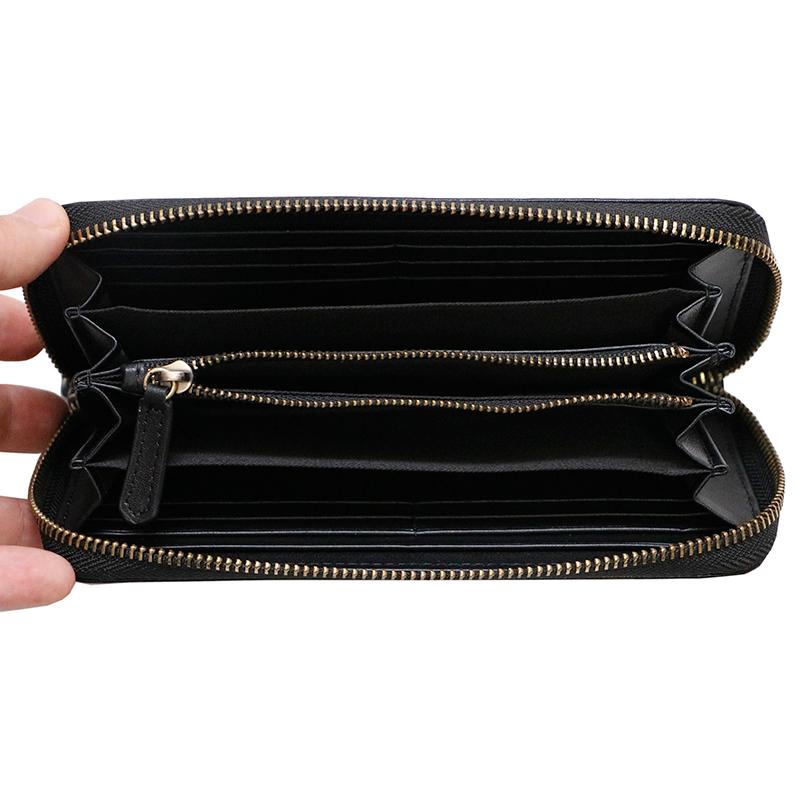 絡繰魂 粋 からくりだましい いき 宝珠龍 エンボス レザー ロング