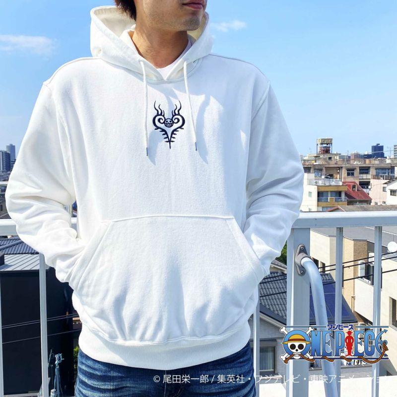 【激レア】ONEPIECE コラソン パーカー ワンピース】フーディ コラソン＆ロー GRAY L: アパレル・バッグ