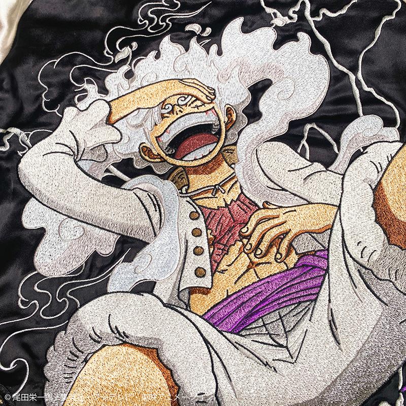 絡繰魂 スカジャン からくりだましい × ONE PIECE モンキー D 絡繰魂 スカジャン からくりだましい × ONE PIECE モンキー D