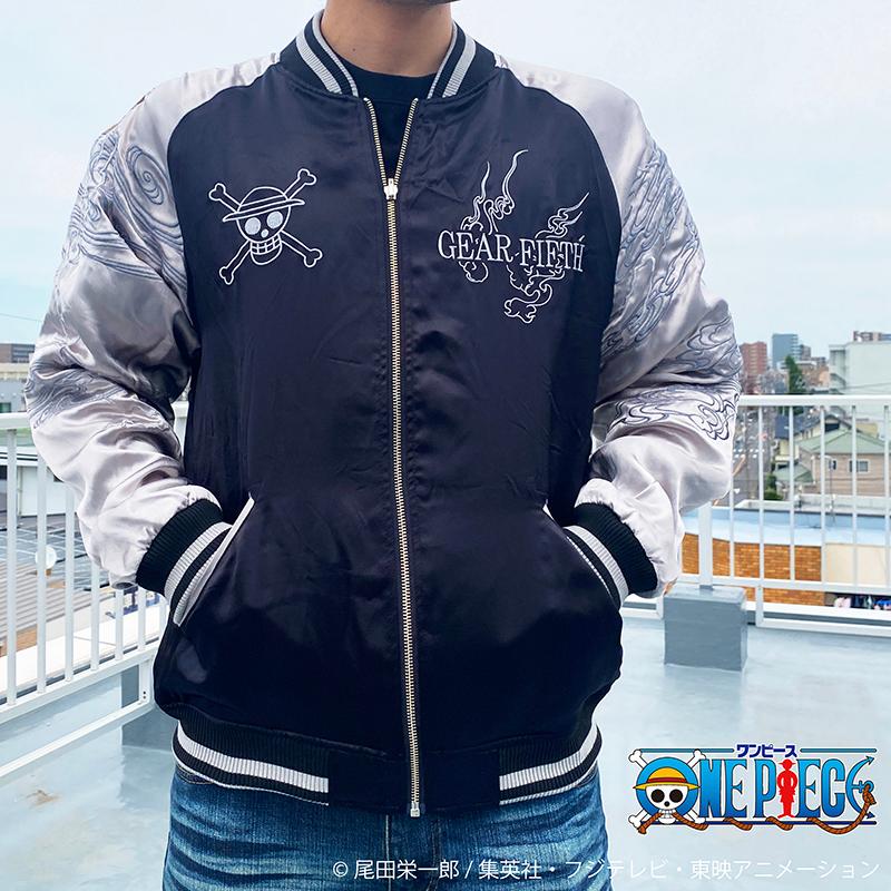 絡繰魂 スカジャン からくりだましい × ONE PIECE モンキー D 絡繰魂 スカジャン からくりだましい × ONE PIECE モンキー D