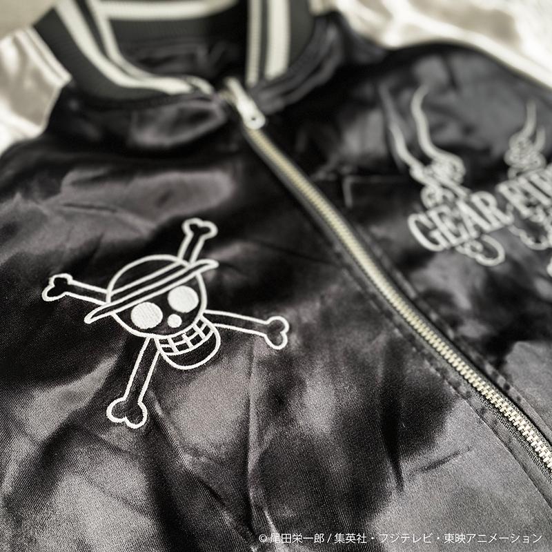 絡繰魂 スカジャン からくりだましい × ONE PIECE モンキー D 絡繰魂 スカジャン からくりだましい × ONE PIECE モンキー D
