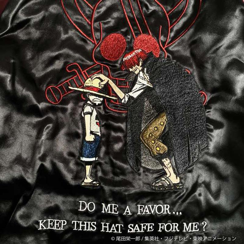 絡繰魂 スカジャン からくりだましい × ONE PIECE ワンピース 赤髪の