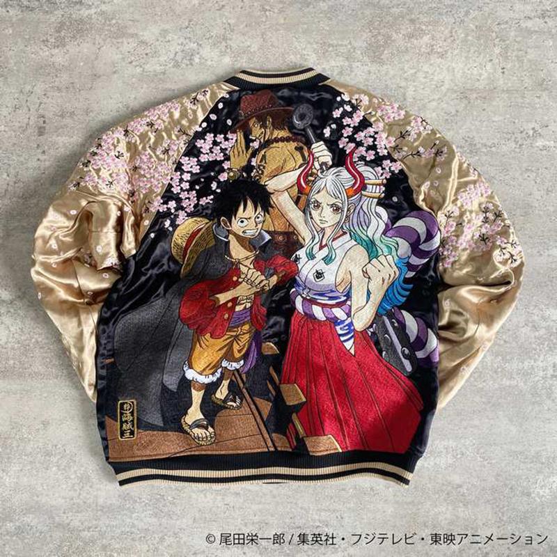 絡繰魂 スカジャン からくりだましい × ONE PIECE ワンピース 絡繰魂 スカジャン からくりだましい × ONE PIECE ワンピース