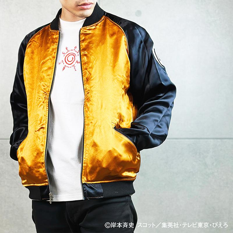 【NARUTOスカジャン】 NARUTO×絡繰魂 カカシリバーシブルスカジャン◇絡繰魂｜アウター