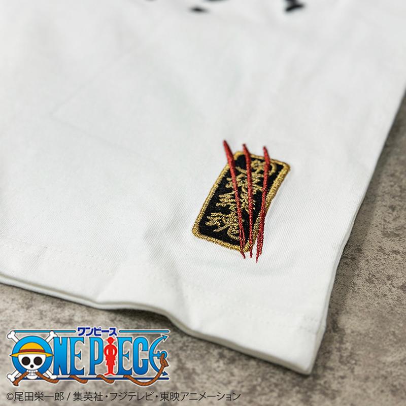 絡繰魂 からくりだましい × ONE PIECE ワンピース 赤髪のシャンクス 半袖Tシャツ 242002 半袖 Ｔシャツ Tee カットソー 四皇 赤髪 シャンクス 刺繍｜kyoto1207｜17