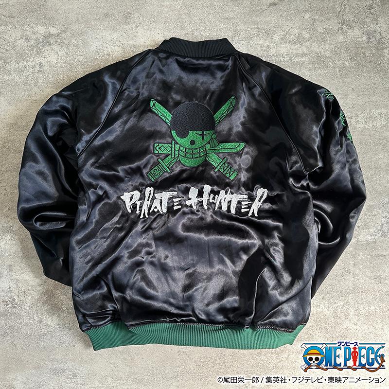 絡繰魂 × ONE PIECE ゾロ スカジャン ワンピース 絡繰魂 からくりだましい × ONE PIECE ワンピース 海賊狩りの