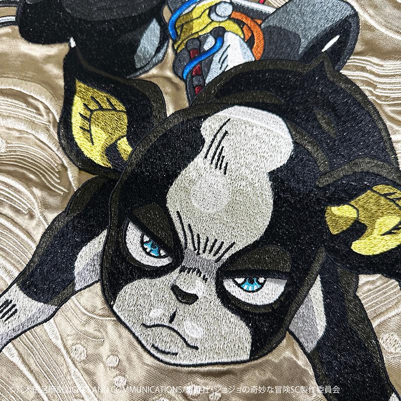 絡繰魂 スカジャン × JOJO イギー リバ−シブル 243012 ジョジョ 絡繰魂 スカジャン × JOJO イギー リバ−シブル 243012 ジョジョ