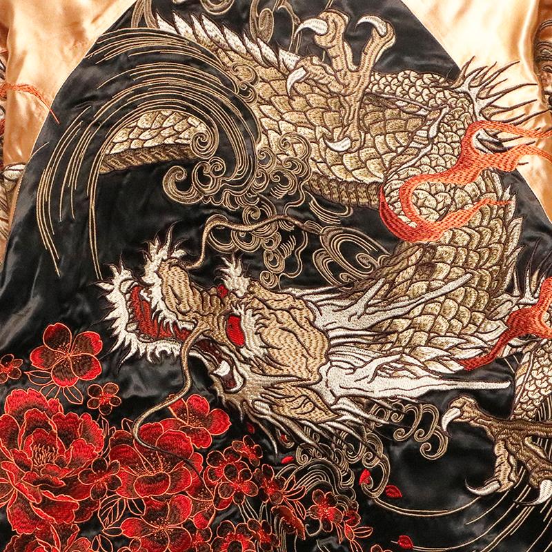 絡繰魂 粋 からくりだましい いき 龍神降臨 刺繍 和柄 リバ 絡繰魂 粋 からくりだましい いき 龍神降臨 刺繍 和柄 リバ