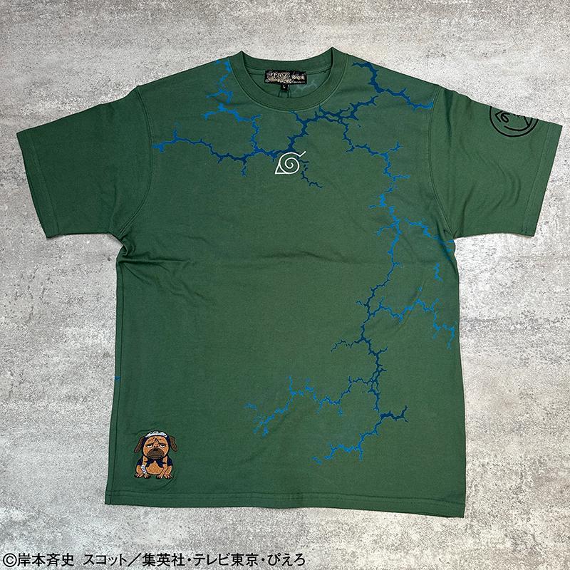 絡繰魂 × NARUTO はたけカカシ 刺繍 半袖 Tシャツ 252009 NARUTO