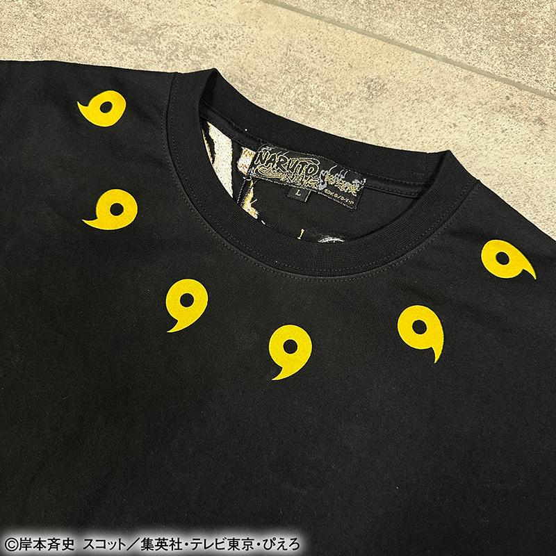絡繰魂 × NARUTO うずまきナルト 六道仙人モード 刺繍 半袖 Tシャツ