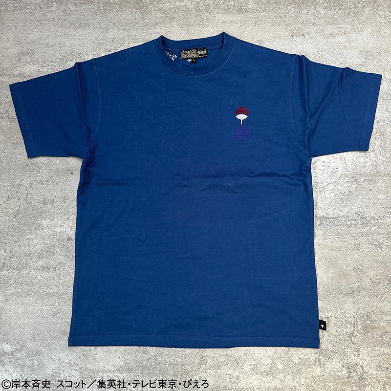 絡繰魂 × NARUTO うちはサスケ 刺繍 半袖 Tシャツ 252016 からくりだ