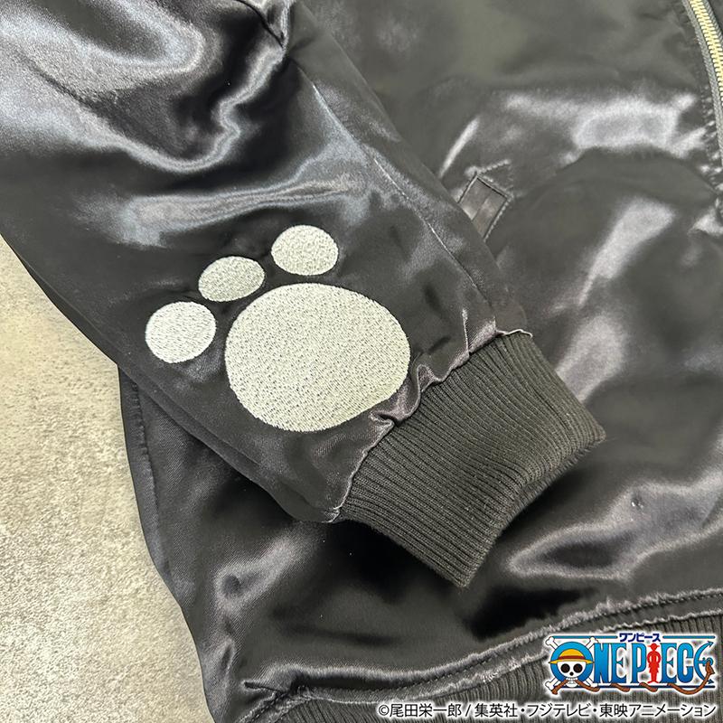 絡繰魂 × ONE PIECE 【くま】親子 刺繍 リバ−シブル スカジャン